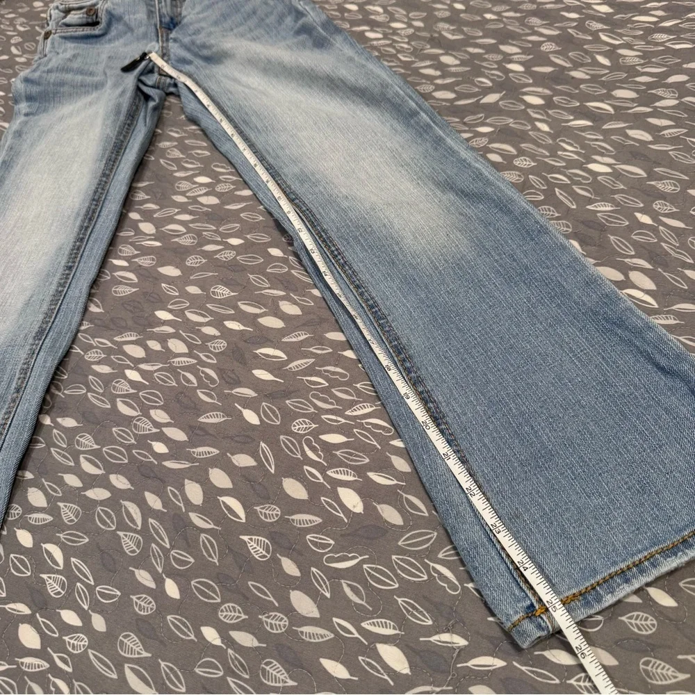 JUSTICE Girls’ Faded Blue Jeans, size 10S